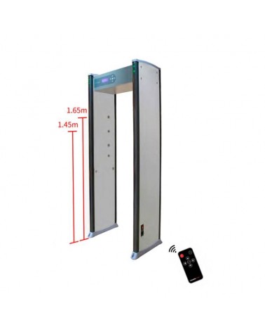 Arco detector de metales y medidor de temperatura con control de paso Premium LED - 2